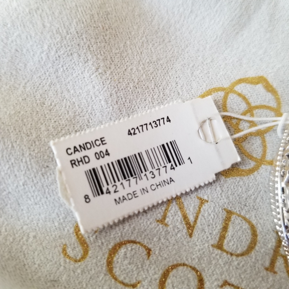 Kendra Scott Candice Statement Cuff Bracelet In Vintage Silver NWT - Picture 5 of 6